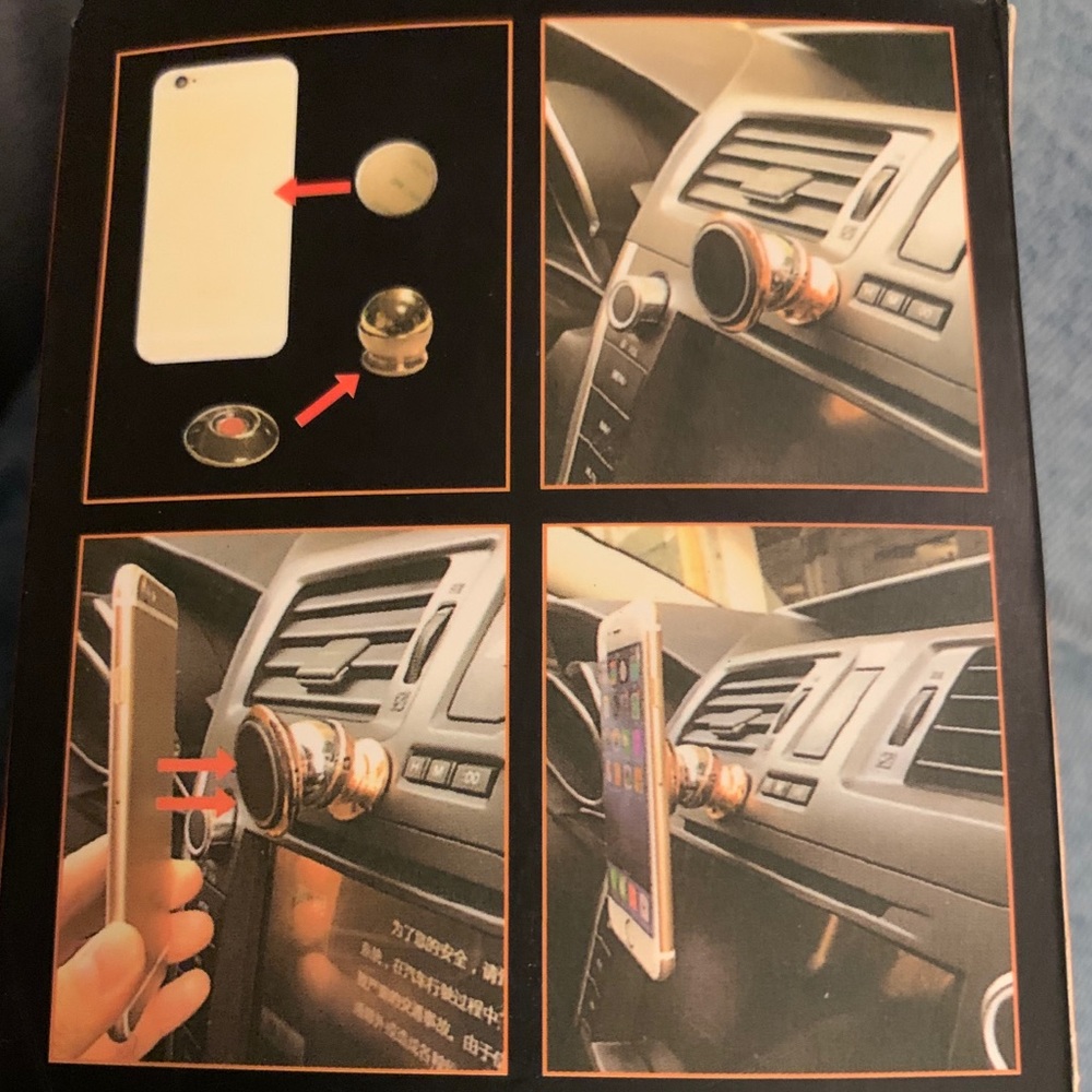 Bundleup! 2 FOR $5 Car magnetic cell mount bracket